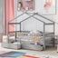 House Bed With 2 Drawers