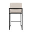 Fuji - Contemporary Modern Elegance, High Back Counter Stool