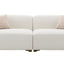 Darius - Boucle Sofa With 2 Toss Pillows - Beige