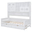 Daybed With All-In-One Cabinet And Shelf