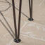 Dione Outdoor Industrial Acacia Wood Bar Set With Metal Frame And Slat Paneling - Brown