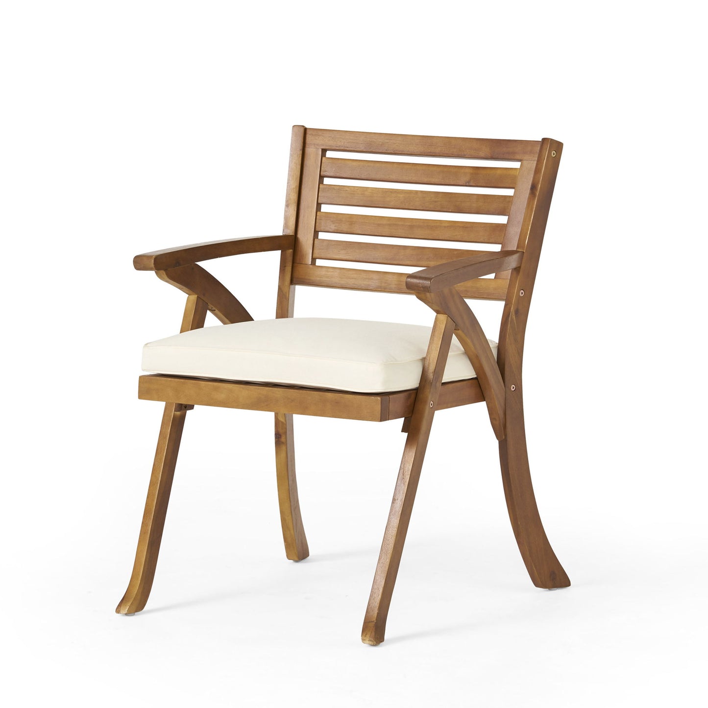 Outdoor Hermosa 7 Piece Wood Dining Set With Cushions - Teak