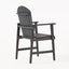 Outdoor Weather Resistant Acacia Wood Adirondack Dining Chairs (Set of 2)