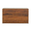 Pull Out Shoe Bench - Chestnut / Mud Linen