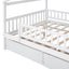 House Bed With 2 Drawers