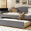 Upholstered Daybed With Storage Armrests, Trundle And Latest Integrated tooth Audio System