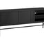 TV Stand, Modern Design Console, Media Entertainment Center, Storage Cabinet, Contemporary & Modern - Black