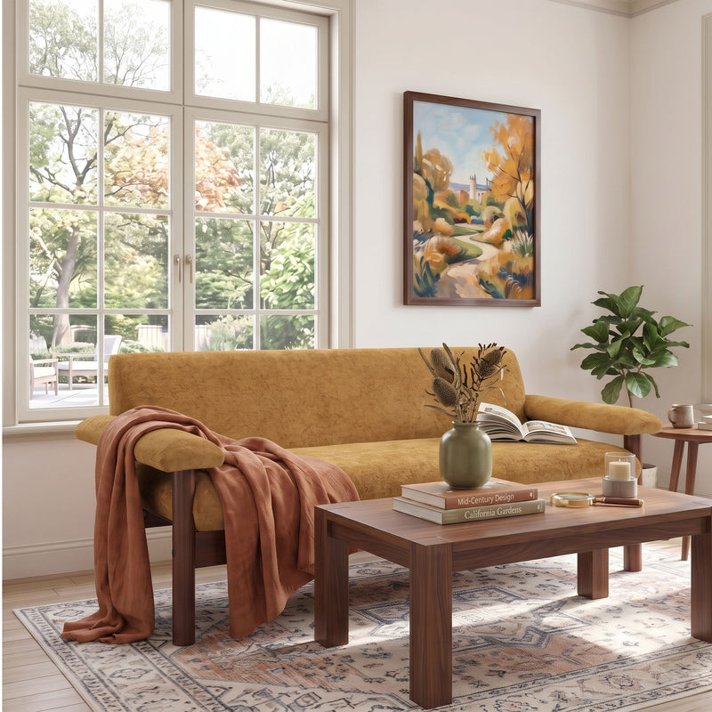 Loveseat Sofa 2 Seater Couch With Armrest Pillows