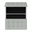 Harrison - Coffee Table Storage Ottoman Lift Top - Stone Gray