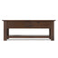 Monroe - Rectangular Coffee Table With Drawers - Brown