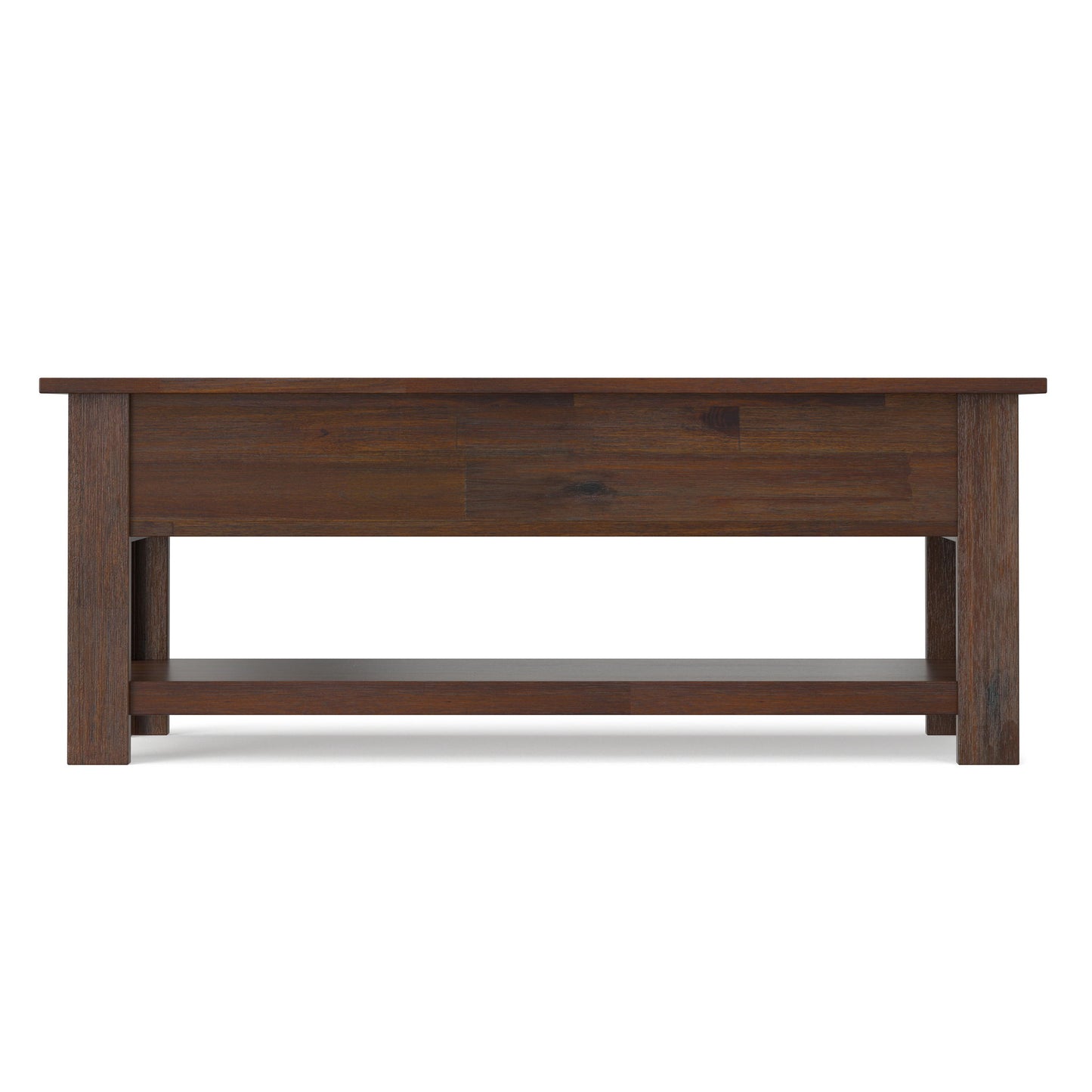 Monroe - Rectangular Coffee Table With Drawers - Brown