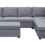 Marley - 7 Seat Reversible Modular Sectional Sofa With Ottoman
