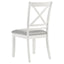 Evanston - Cross Back Dining Side Chair (Set of 2) - White