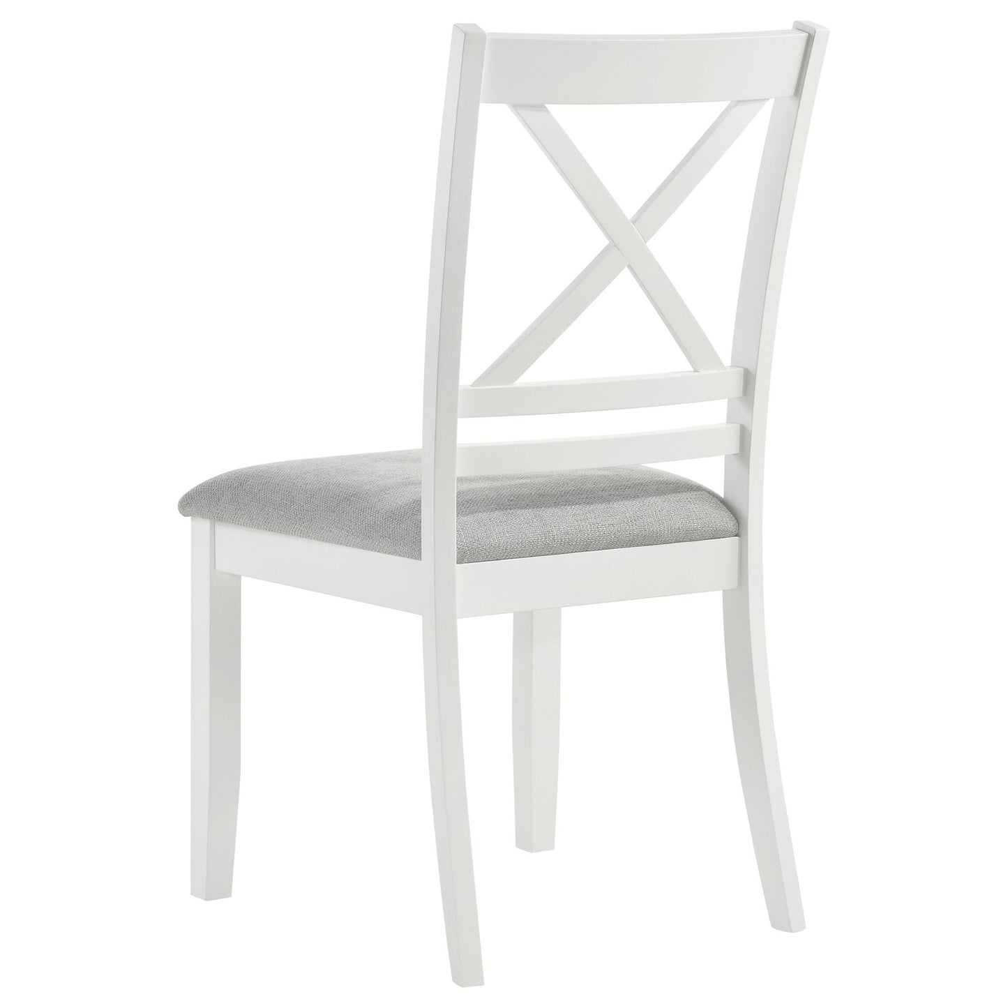 Evanston - Cross Back Dining Side Chair (Set of 2) - White