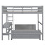 Full Over Full Bunk Bed With Desk