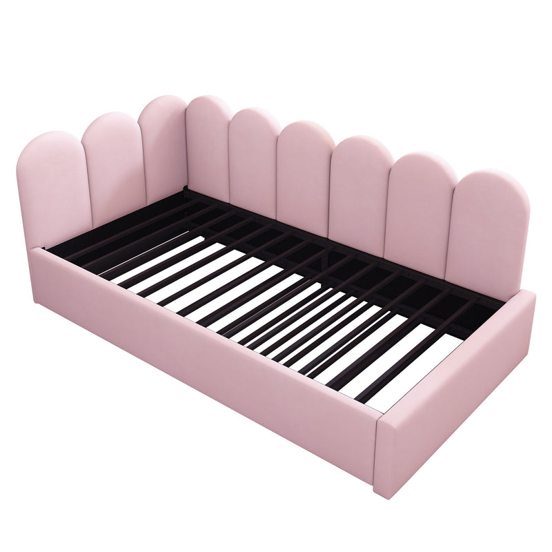 Upholstered Daybed With Pull-Out Bed