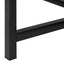 Corner Accent Console Table For Entryway, Contemporary & Modern - Black