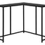Corner Accent Console Table For Entryway, Contemporary & Modern - Black