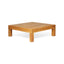 Mythical - Square Outdoor Coffee Table With Frame And Slat Top - Teak