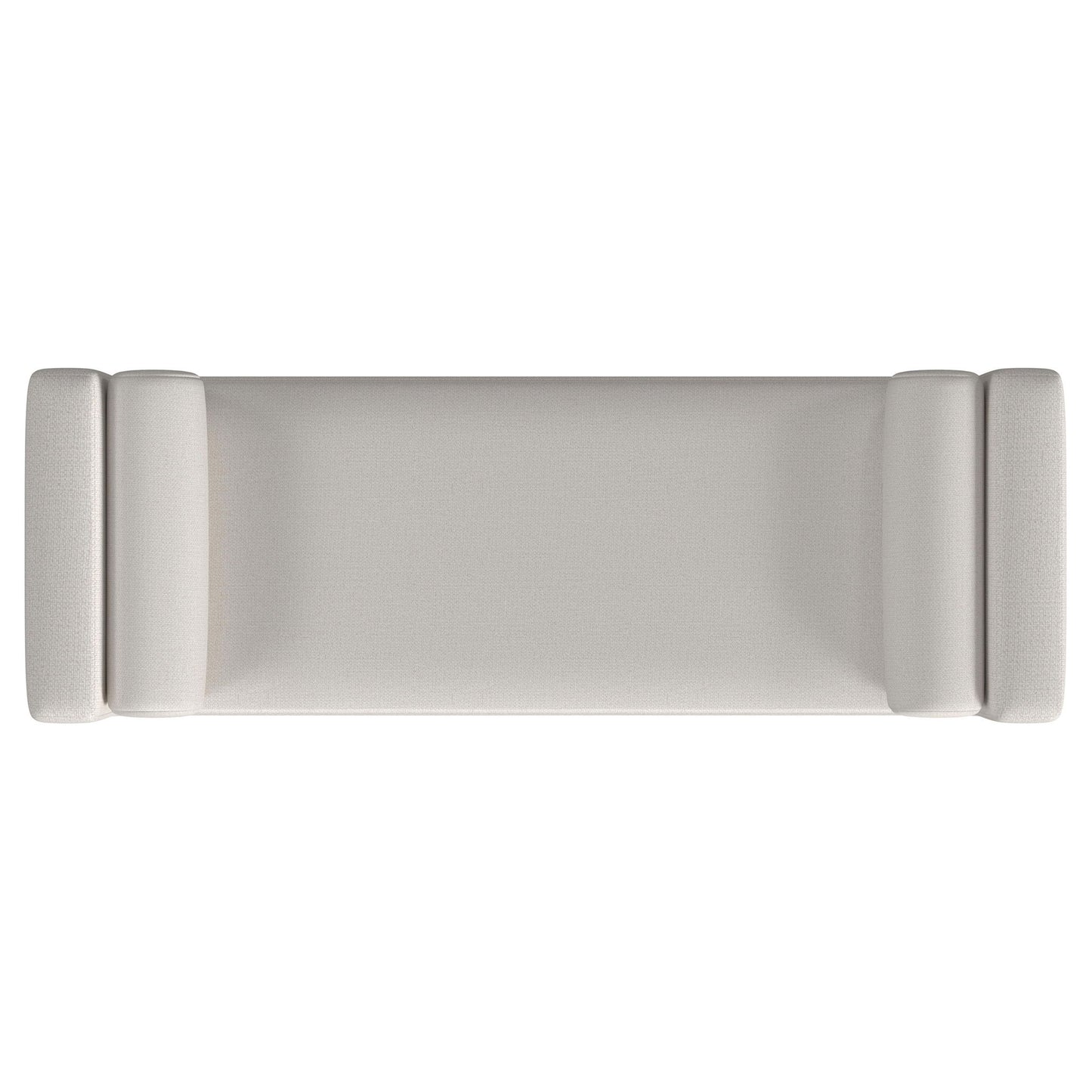 Thomas - Raised Arm Accent Bench - Ivory