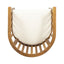 Outdoor Wooden Dining Chairs With Cushions (Set of 2)