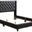 Upholstered Nailhead Trim Chic Bed