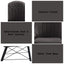 Abraham - Side Chair (Set of 2) - Black / Dark Gray