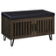 Clackamas - 2 Door Storage Bench With Padded Seat