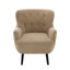 Armchair With Round Arm - Brown