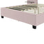 Upholstered Platform Bed With Big Headboard