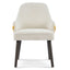 Indoor Dining Chair (Set of 2) With Sturdy Frame - Beige / Yellow