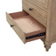 Panel Bedroom Set With 3 Drawer Nightstand, Casual Dresser, Cane Mirror, 3 Drawer Cane Front Chest And Bench