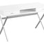 Computer Desk For Home Office, Laptop, Storage Drawers, Glossy Contemporary & Modern