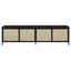 Kenneth - 4 Door TV Stand - Black