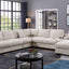 Celine - Fabric Corner Sectional Sofa With Right-Facing Chaise, Cupholders, And Charging Ports
