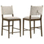 Crispin - Upholstered Counter Side Chair (Set of 2) - Brown