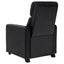 Warren - 4 Seater Home Theater With Wedge Console Recliners - Black