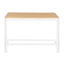 Roman - Industrial Office Desk - White / Natural