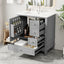 Freestanding Bathroom Vanity With Sink, Soft Close Door, 3 Drawers