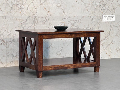 Belmont - X Frame Coffee Table - Brown