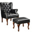 Roberts - ACCENT CHAIR W/ OTTOMAN
