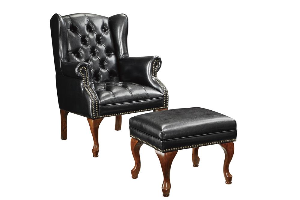 Roberts - ACCENT CHAIR W/ OTTOMAN