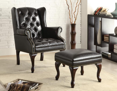 Roberts - ACCENT CHAIR W/ OTTOMAN
