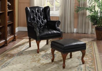 Roberts - ACCENT CHAIR W/ OTTOMAN
