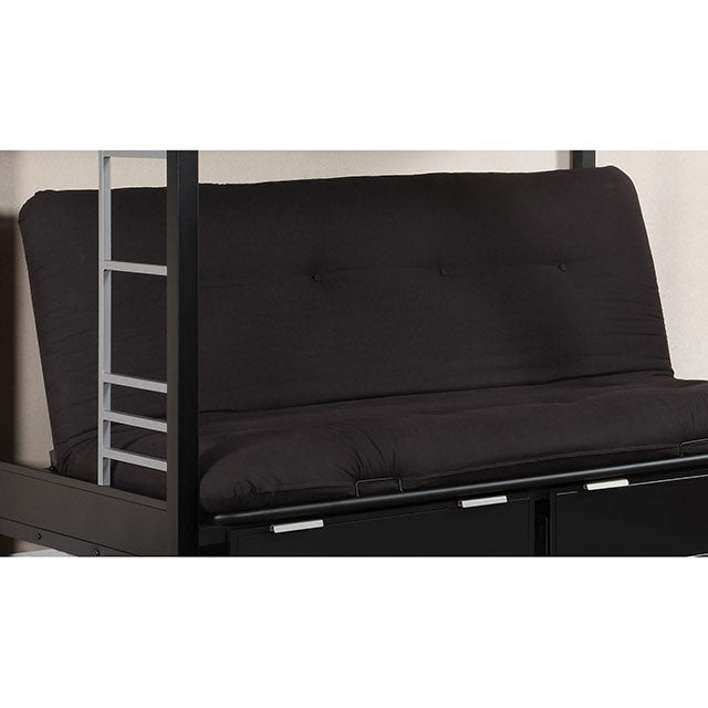 Plosh-6" Black Futon Mattress