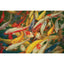 Koi-Printed Canvas Painting