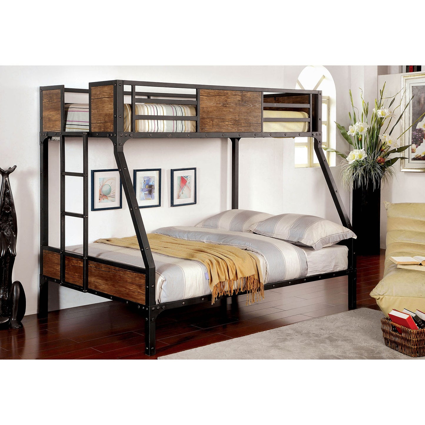 Clapton-Twin/Full Bunk Bed