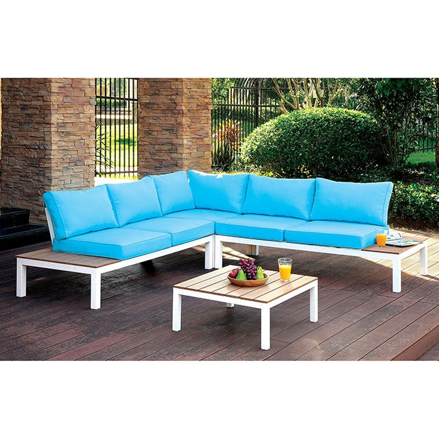 Winona-Patio Sectional w/ Ottoman
