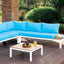 Winona-Patio Sectional w/ Ottoman
