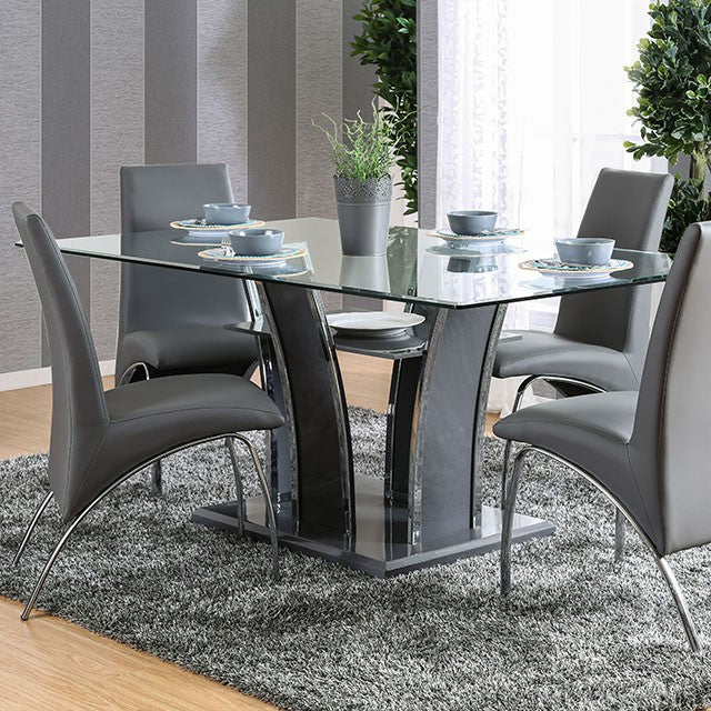 Glenview-Dining Table, Gray